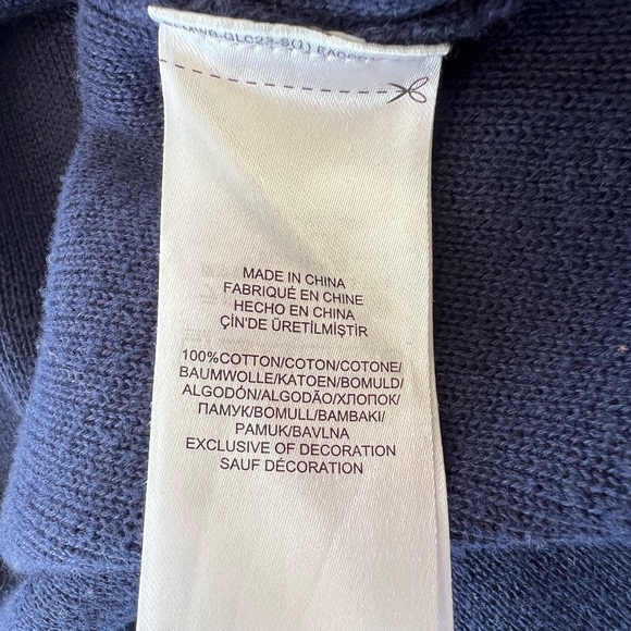 Ralph Lauren Women XL Bullion Crest Sweater Jacket Blazer Cotton Preppy College - Picture 6 of 7